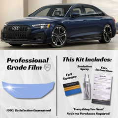 Audi A8 (2022-2026) Partial Hood PPF Protection Kit - Pre-Cut