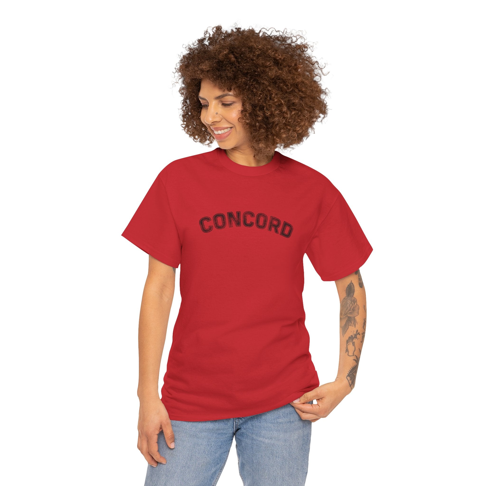 Concord North Carolina NC Curved Unisex T-Shirt