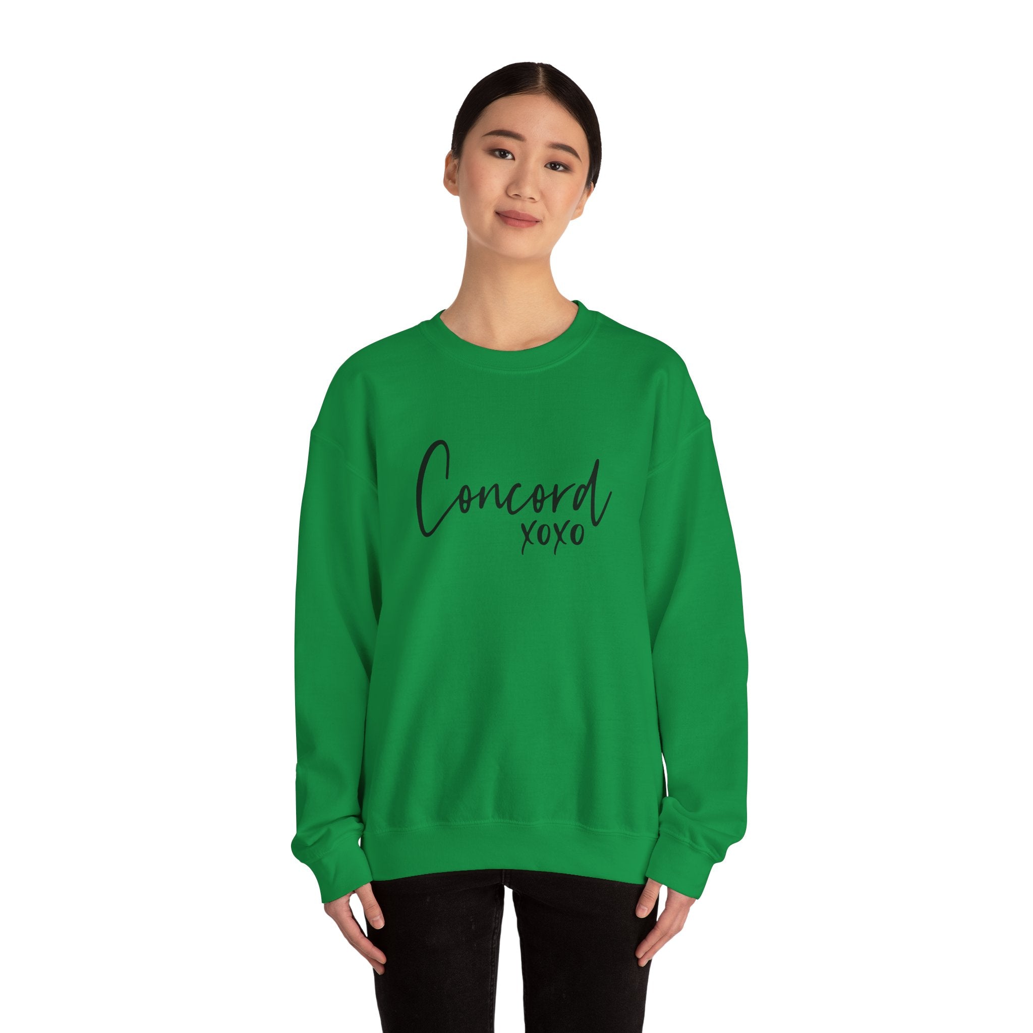 Concord North Carolina NC State Cursive Crewneck Sweatshirt