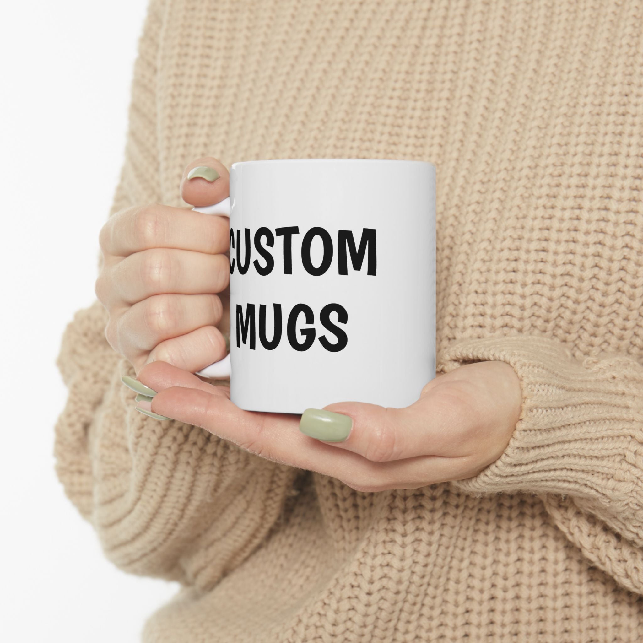 Custom Personalized Ceramic Mug Photo Text Family Friend Gift