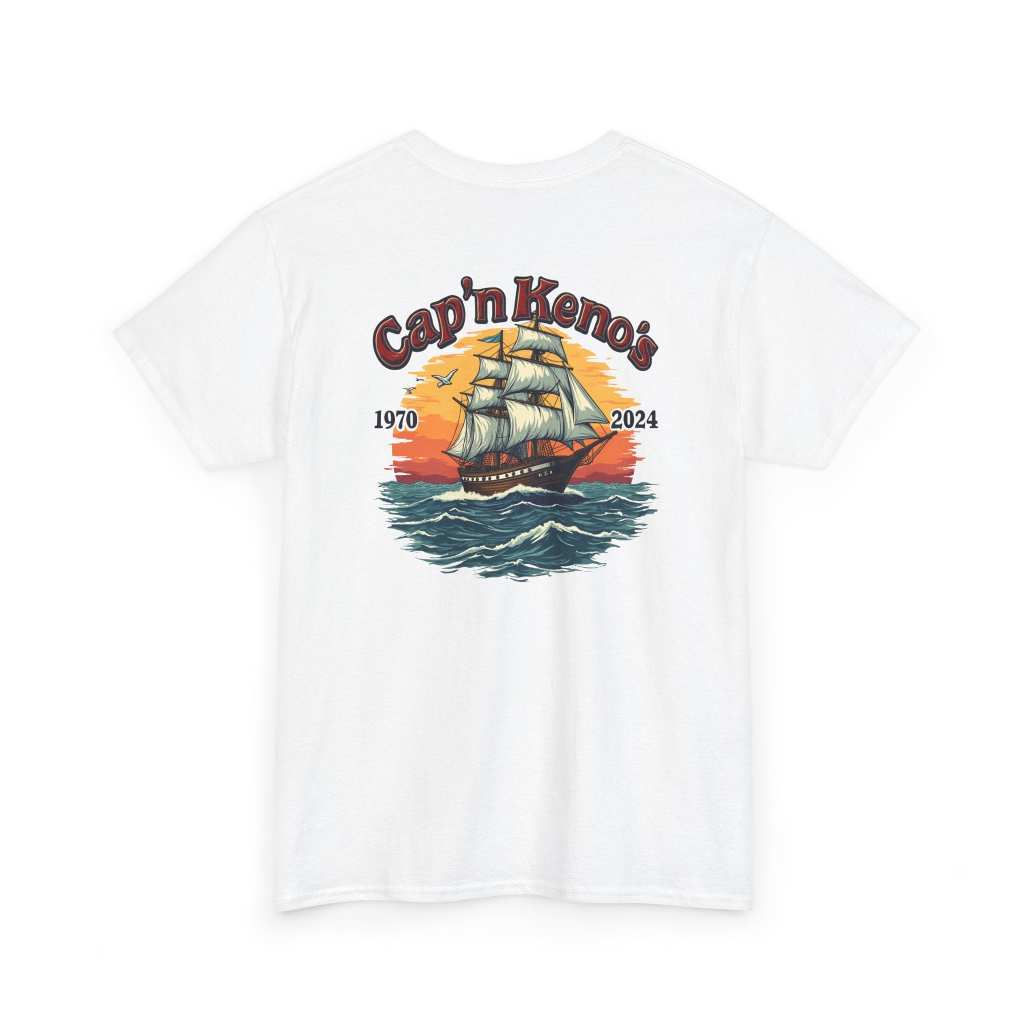 Cap'n Kenos Encinitas California Tribute Sailor Graphic Tee