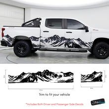 Cargar imagen en el visor de la galería, Mountain Truck Graphic Decal. Overland Vinyl Decal. #7085