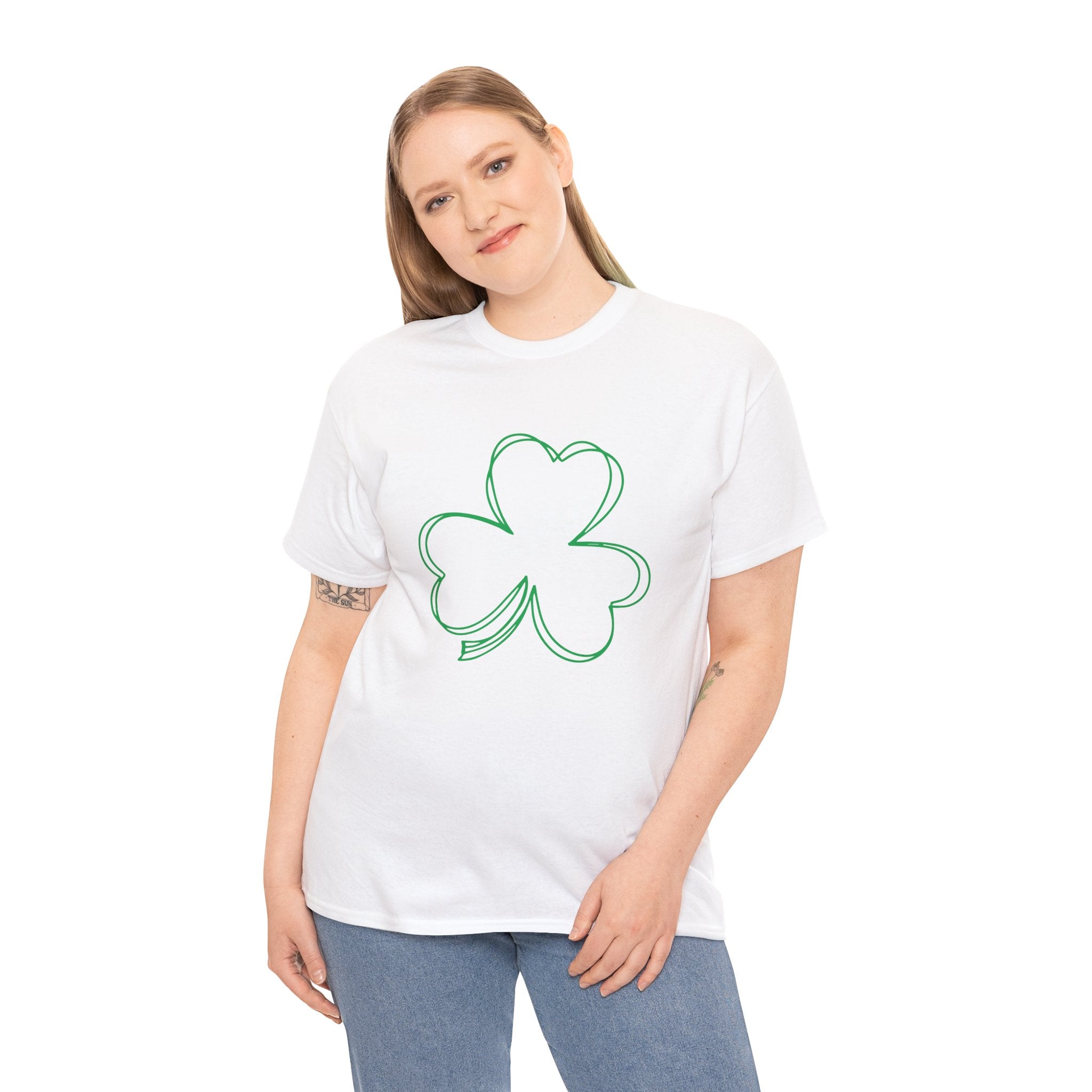 Four Leaf Clover ST. Lucky Patrick's Day Graphic Novelty Tee