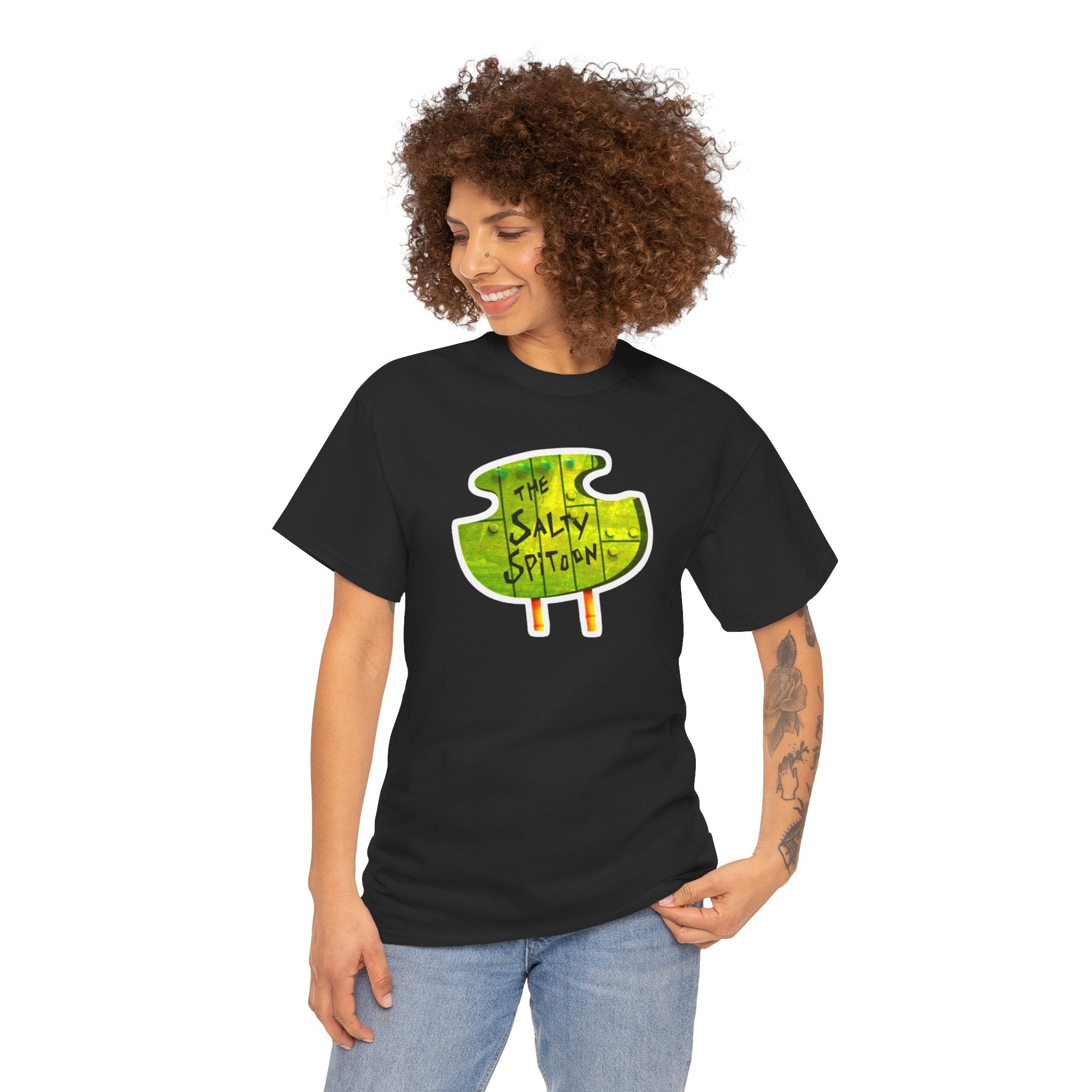 The Salty Spitoon Funny cartoon Meme Graphic Novelty Gift Unisex T-Shirt