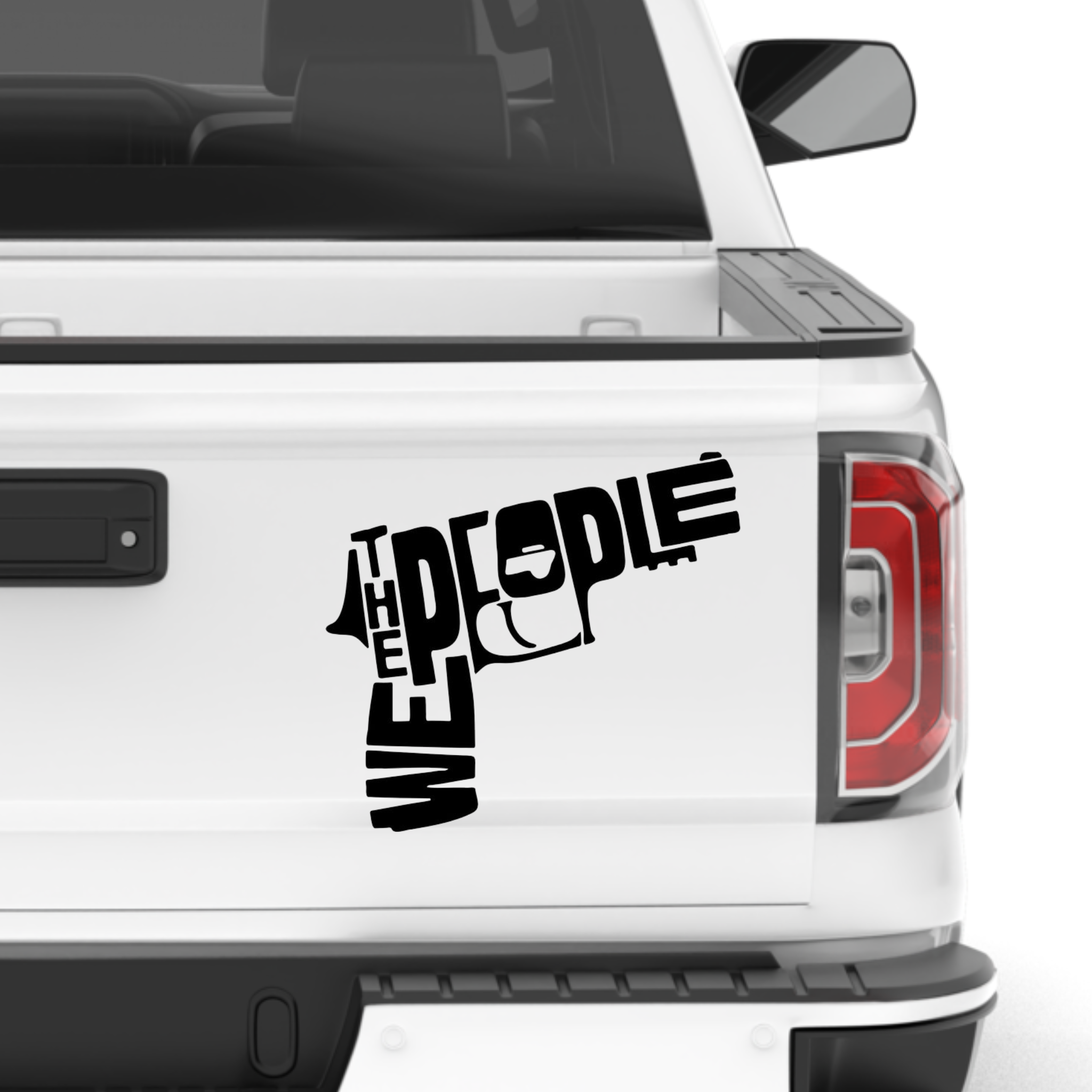 We The People Gun 2nd Amendment Veteran Vinyl Decal Sticker