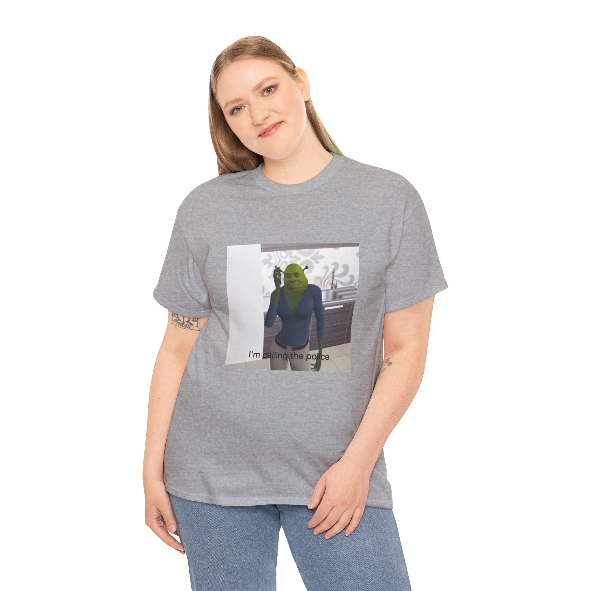 Funny Shrek Meme Unisex Graphic Novelty T-Shirt