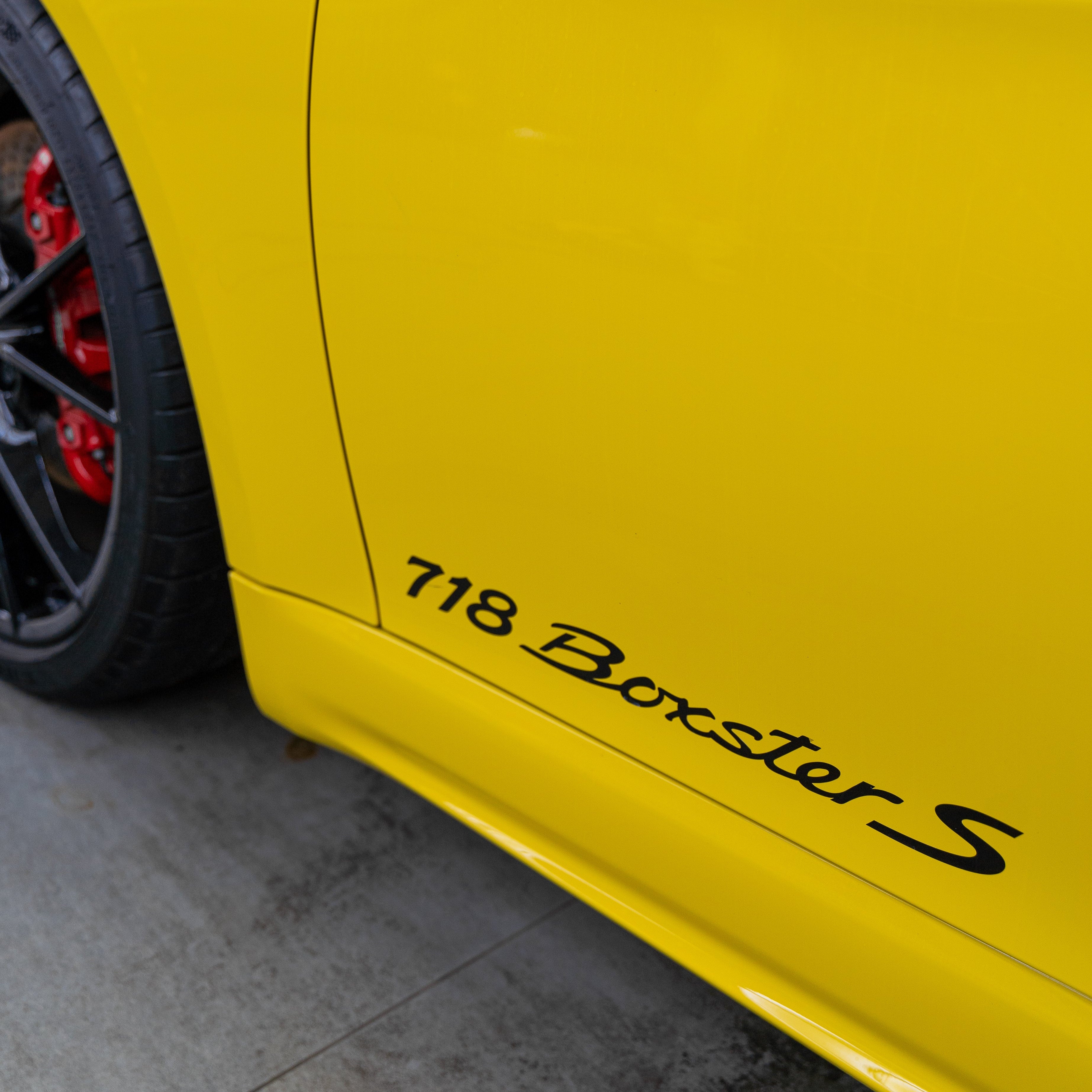 718 Boxster S Door Decal (x2)