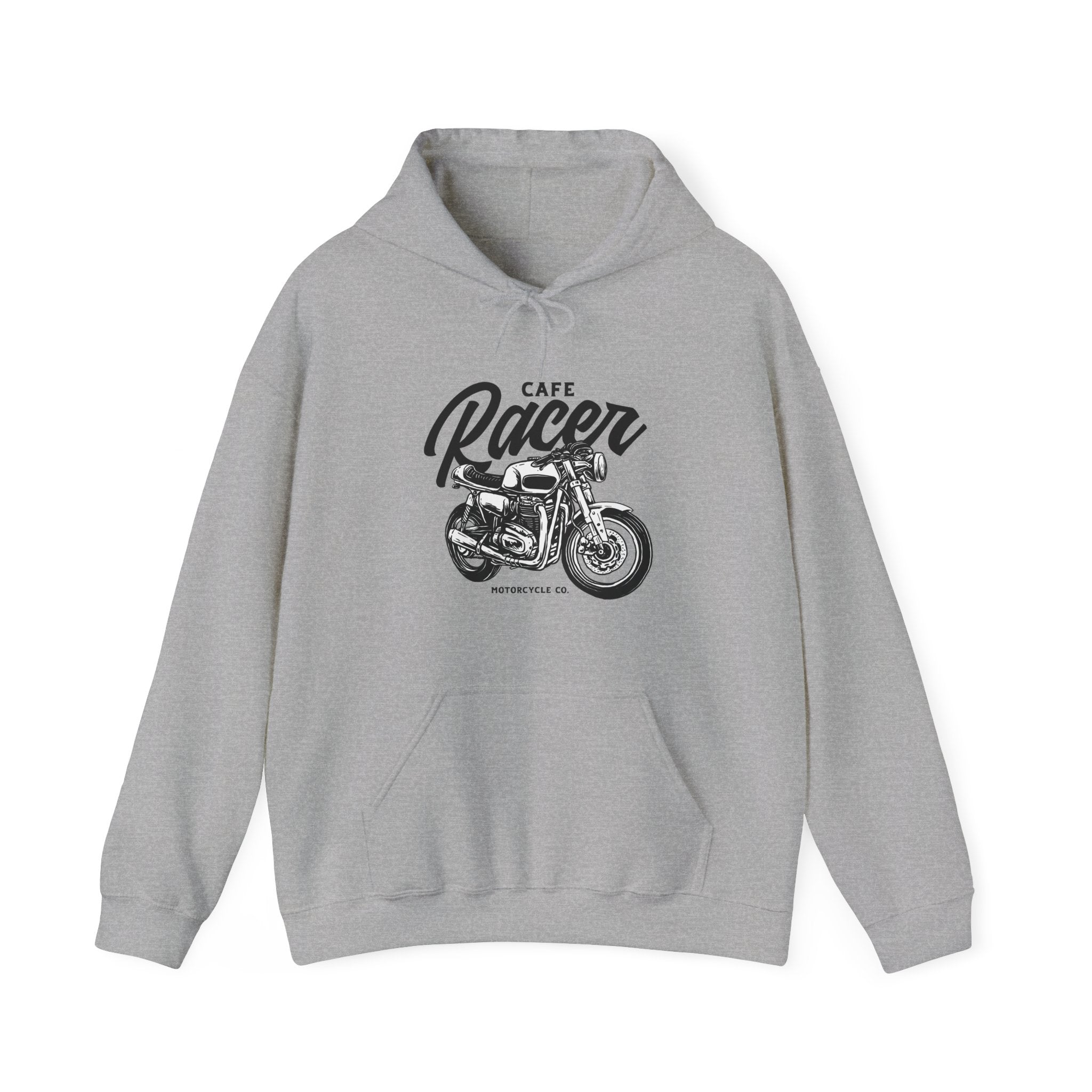 Cafe Racer Motorcycle Vintage Distressed Unisex Hoodie