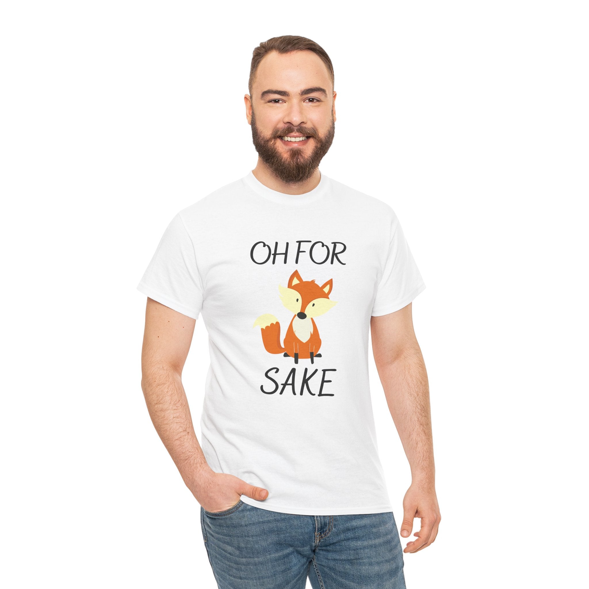 Oh For Fox Sake Funny Saying Unisex Mens Womens T-Shirt