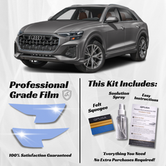 Audi Q8 (2024-2026) Headlight PPF Protection Kit - Pre-Cut