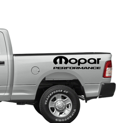 Mopar Performance Vinyl Decal Sticker – Dodge Racing Graphic – 6" to 45" Weatherproof for Window, Tailgate, or Hood