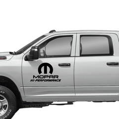 Mopar Hi-Performance Vinyl Decal Sticker – Retro Dodge Racing Design – 6" to 45" Weatherproof Graphic for Muscle Cars & Trucks
