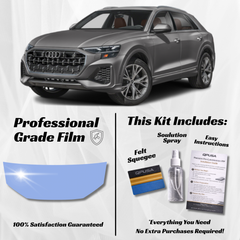 Audi Q8 (2024-2026) Partial Hood PPF Protection Kit - Pre-Cut
