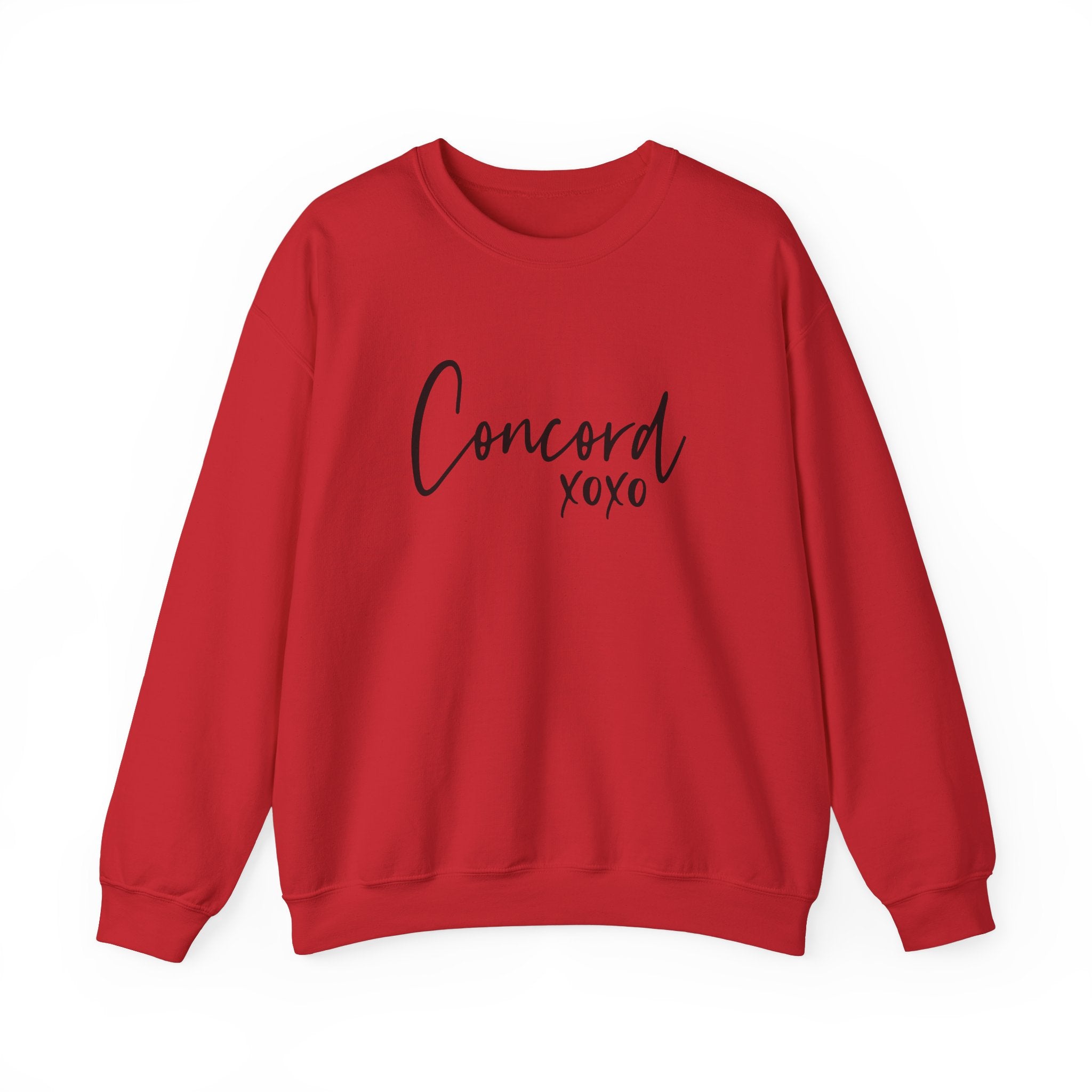 Concord North Carolina NC State Cursive Crewneck Sweatshirt