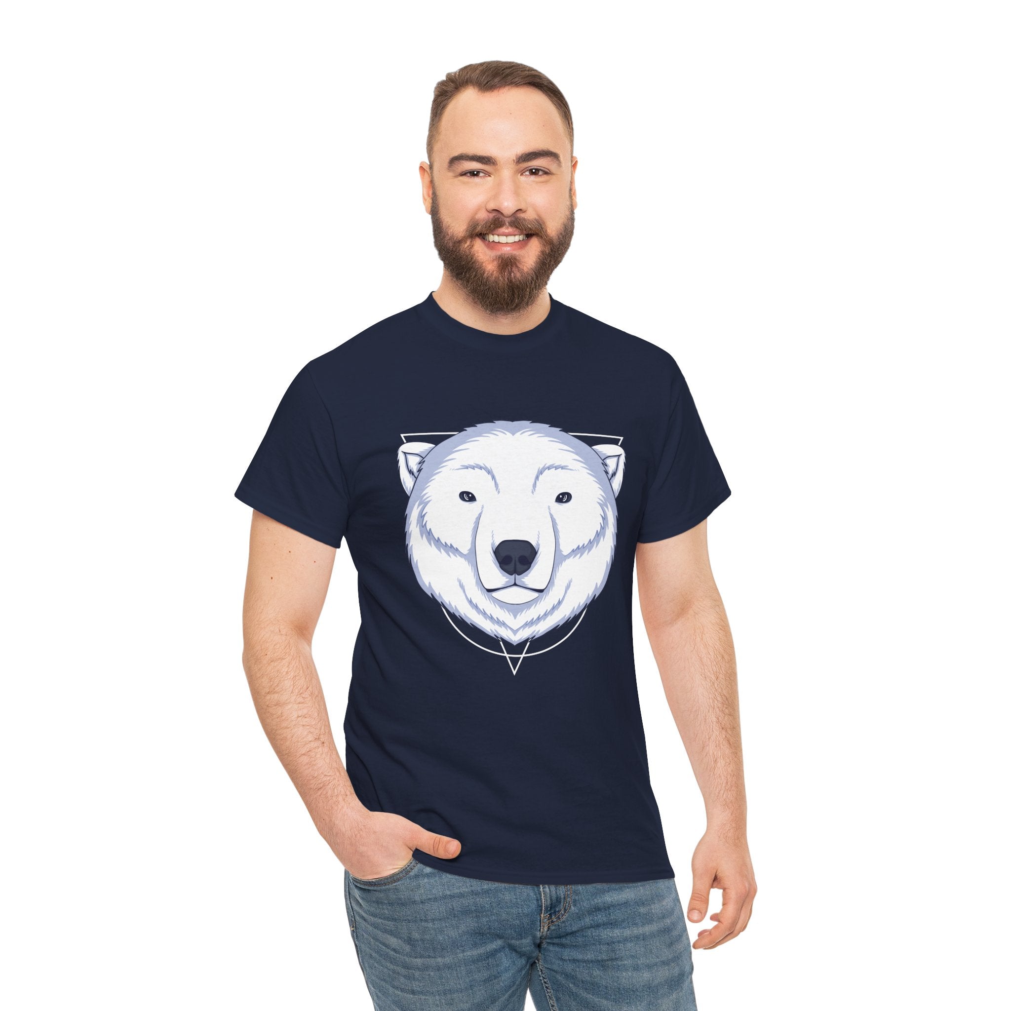 Polar Bear Head Unisex T-Shirt