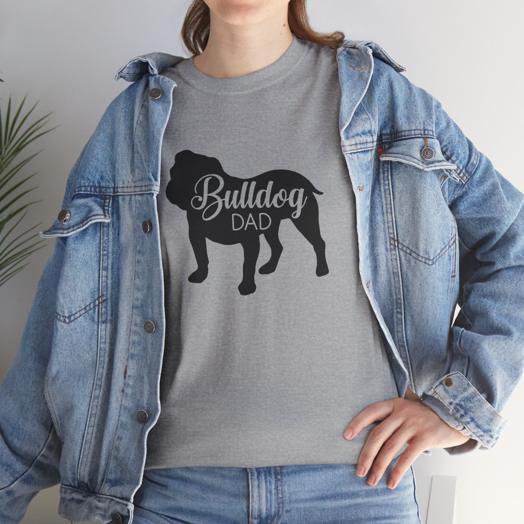 Men's Bulldog Dad Father Dog Lover T-Shirt