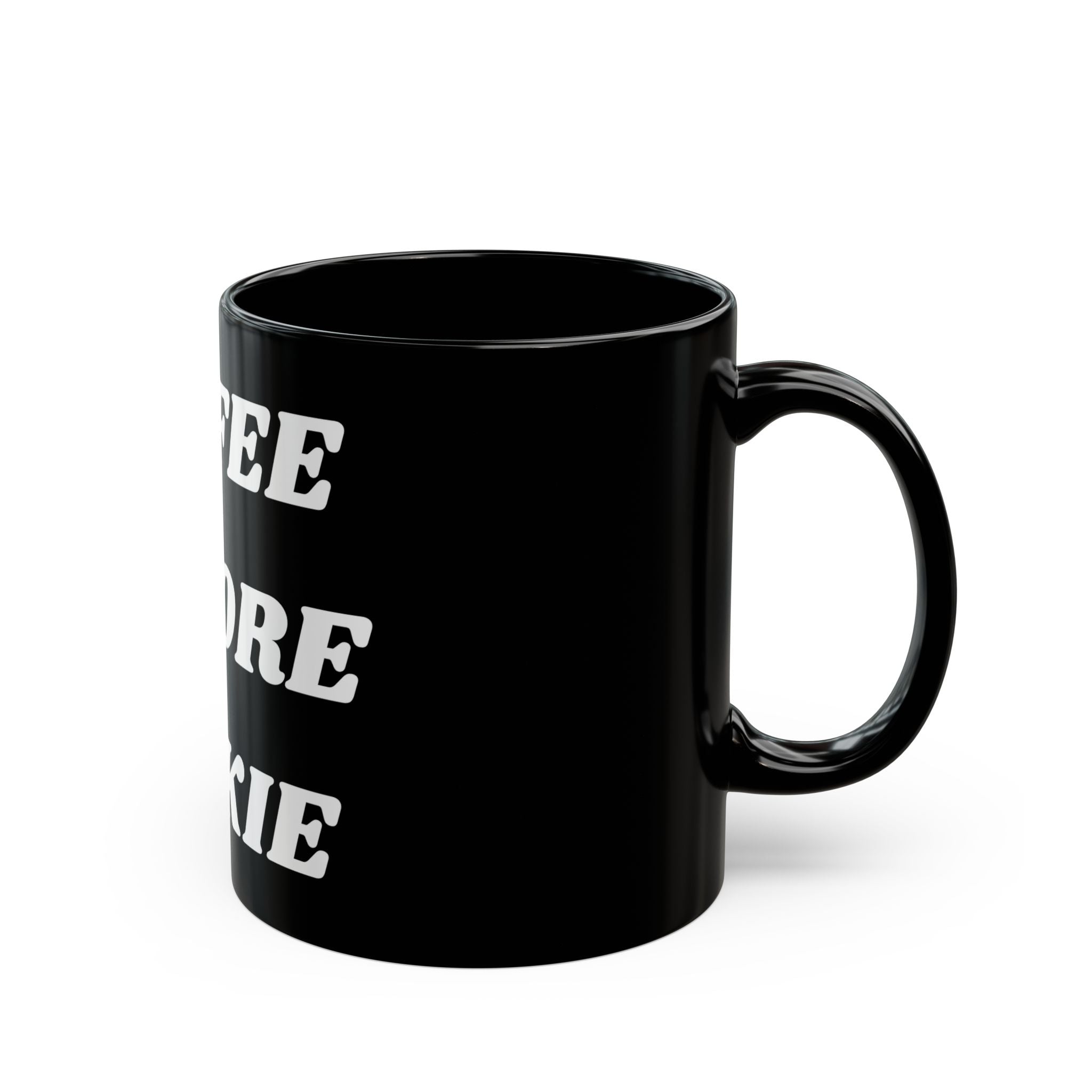 Coffee Before Talkie Funny Humor Office Gift Ceramic Black Coffee Mug