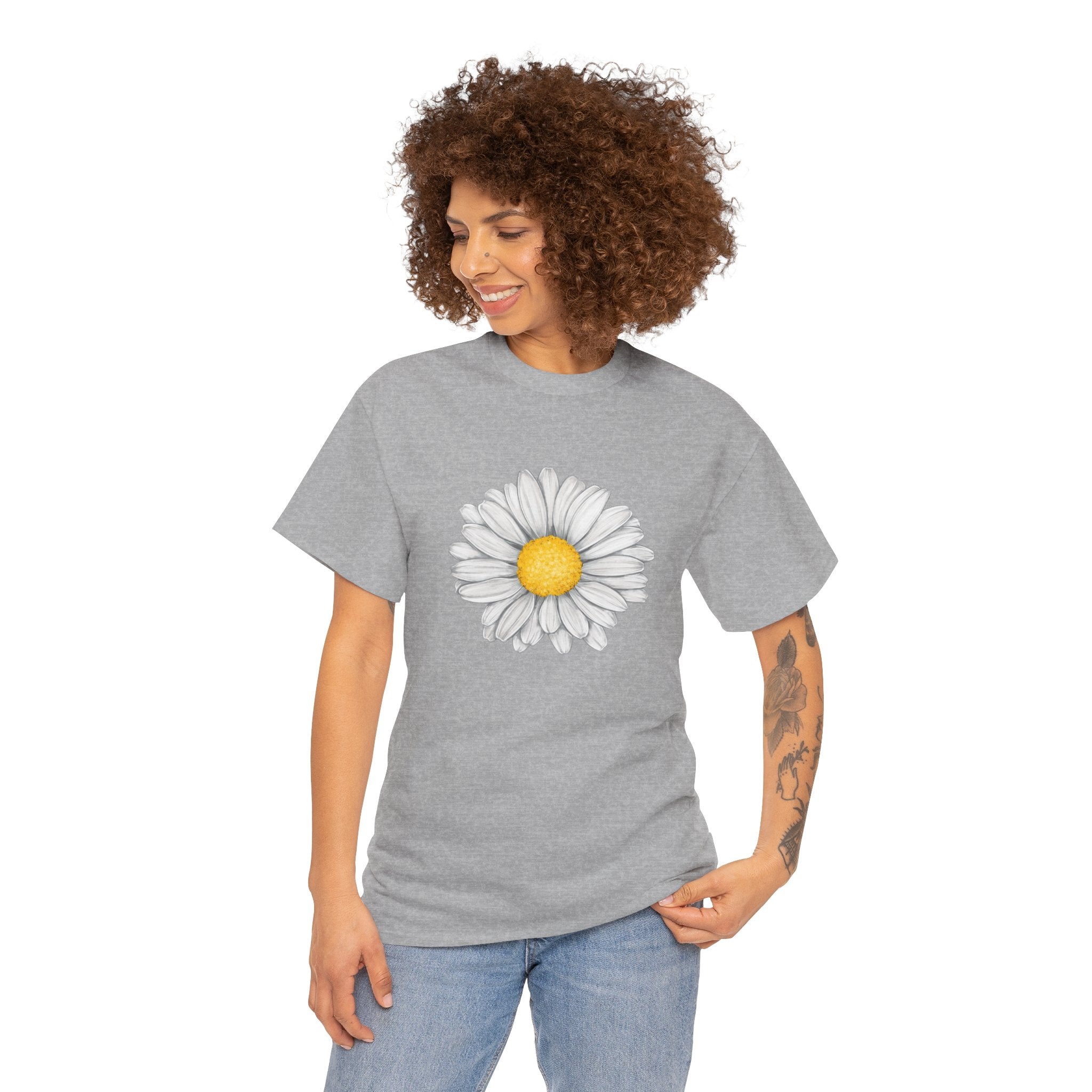 Womens Cute Daisy Flower Unisex T-Shirt