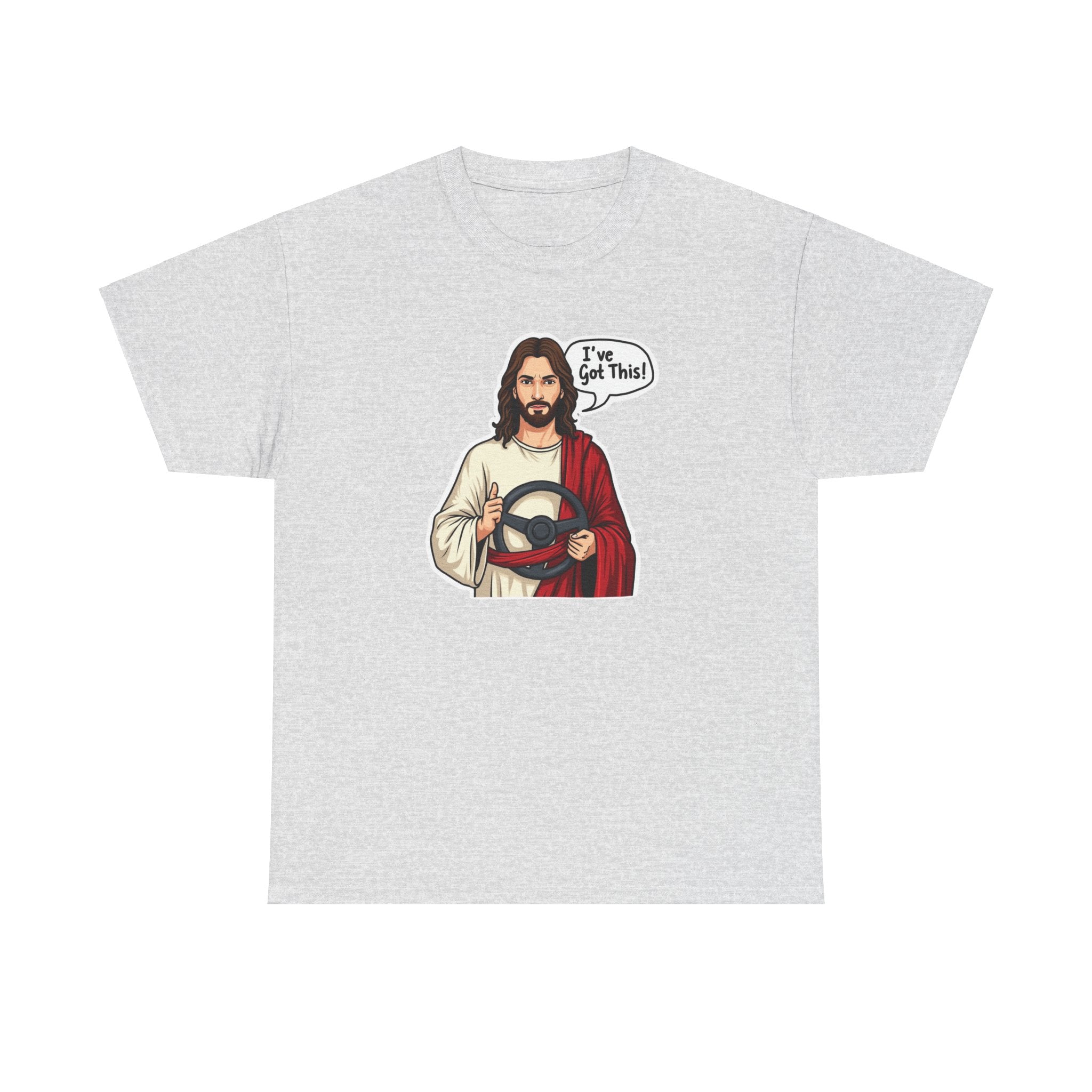 Funny Jesus JDM Car Unisex Tee, Sarcastic Graphic T-Shirt