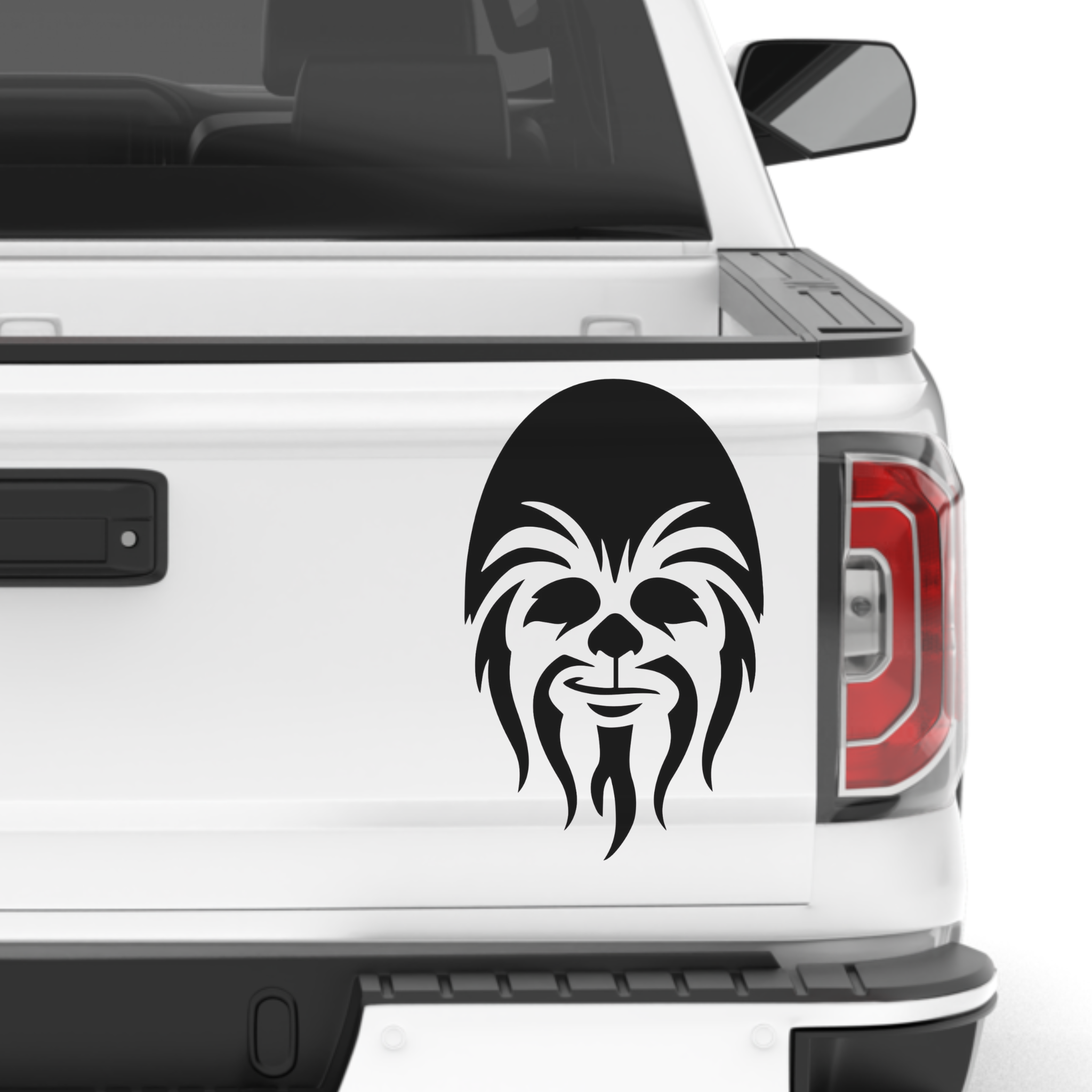 Star Wars Wookiee Silhouette Decal Sticker