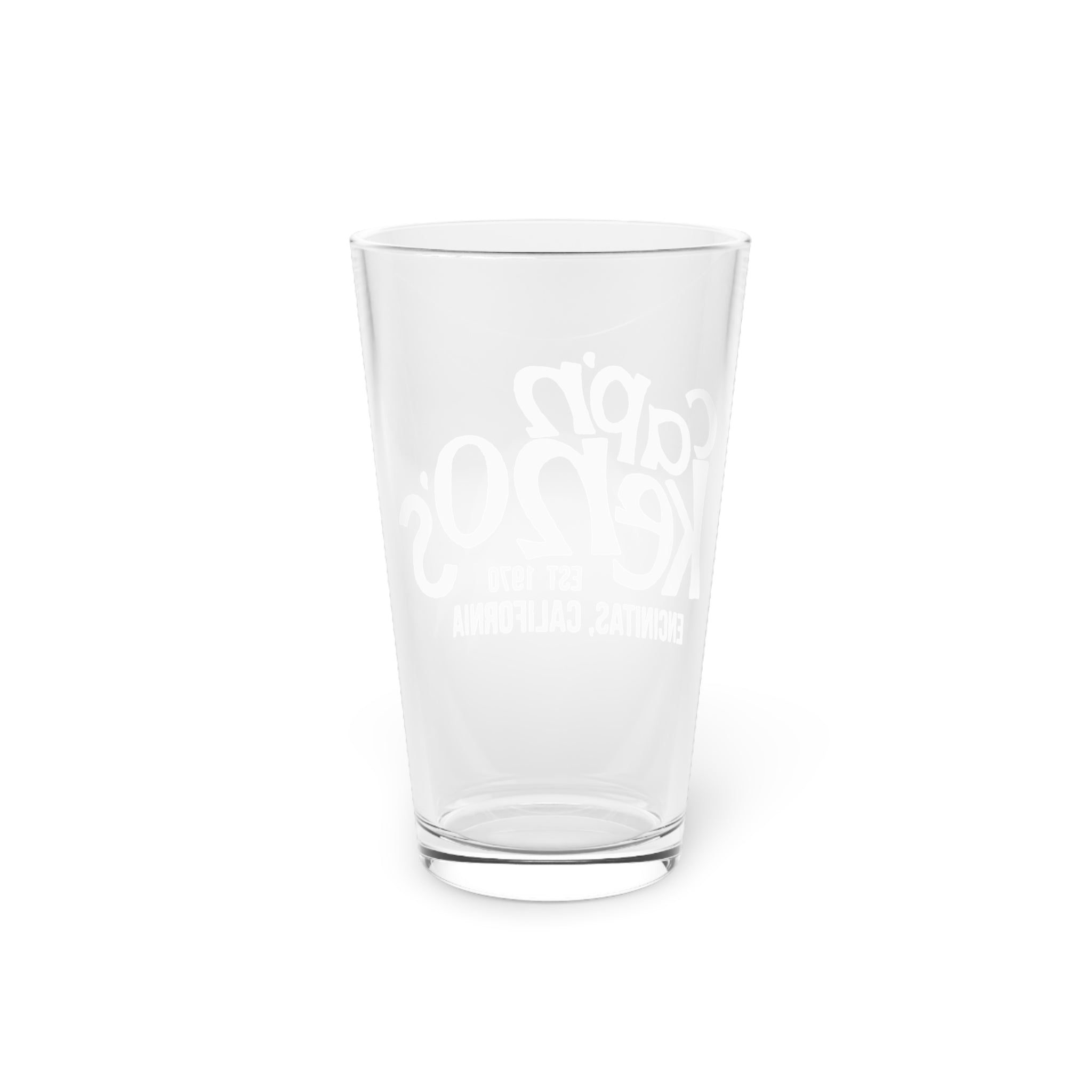 Cap'n Kenos Pint Glass