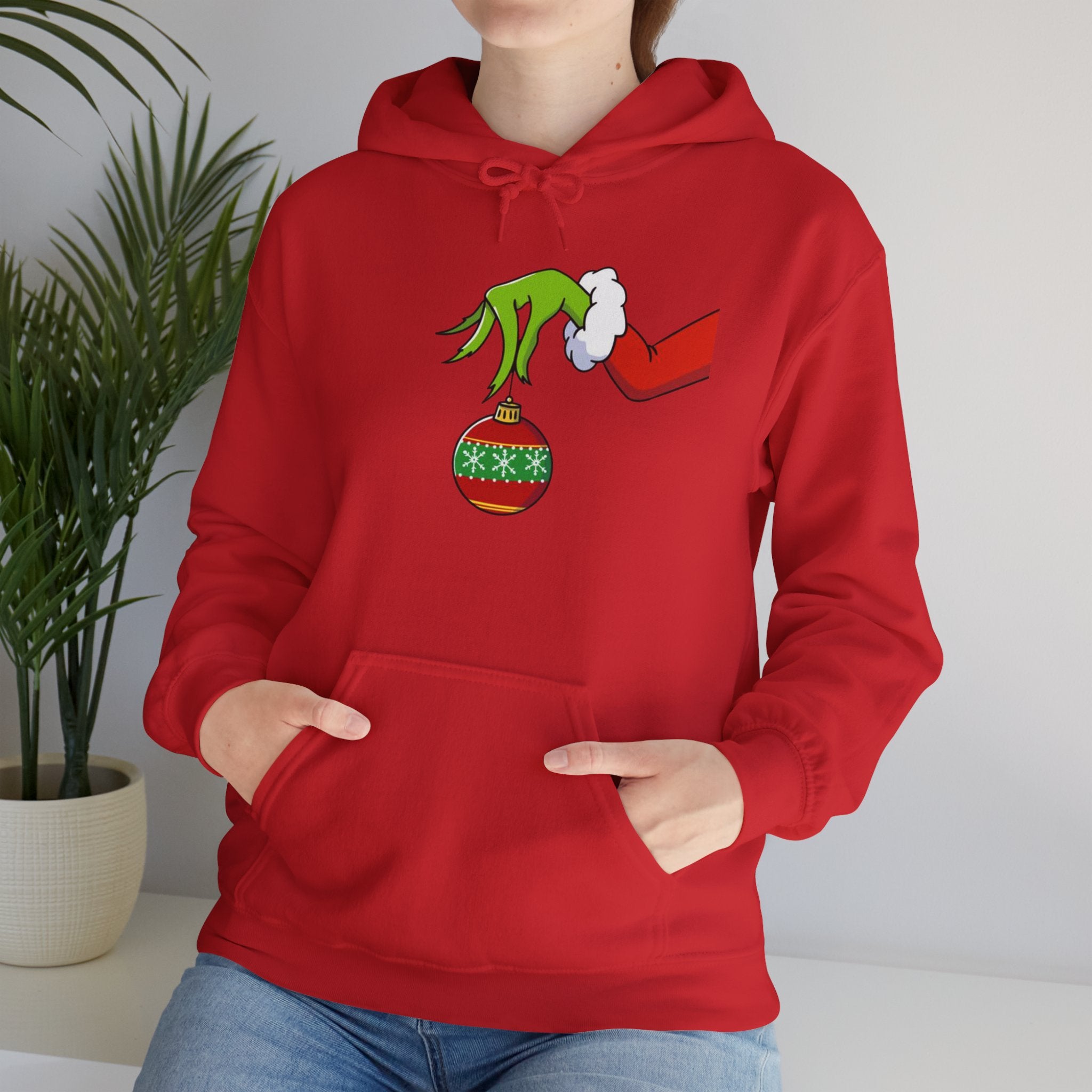 Grinch Ornament Christmas Movie Unisex Hoodie