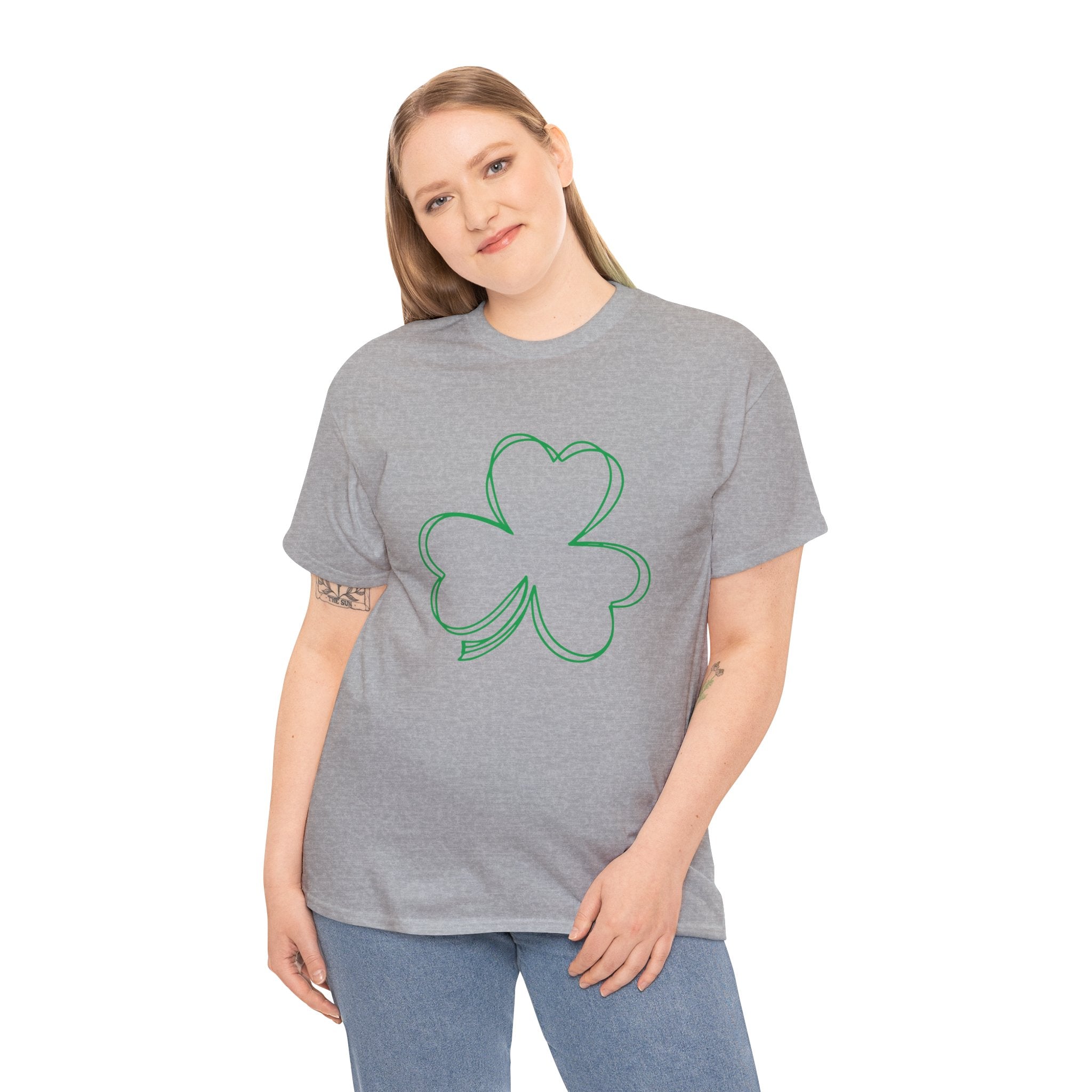 Four Leaf Clover ST. Lucky Patrick's Day Graphic Novelty Tee