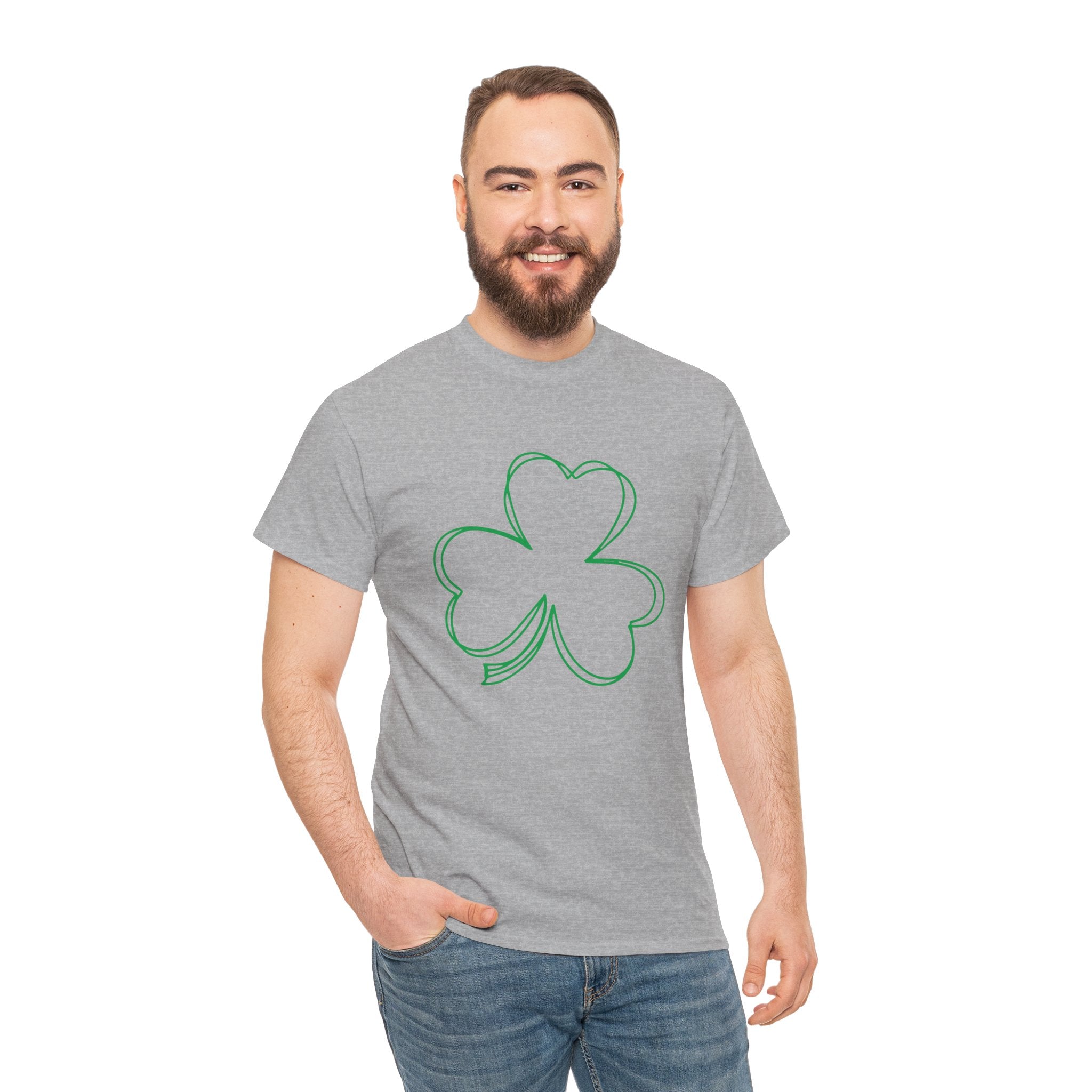 Four Leaf Clover ST. Lucky Patrick's Day Graphic Novelty Tee