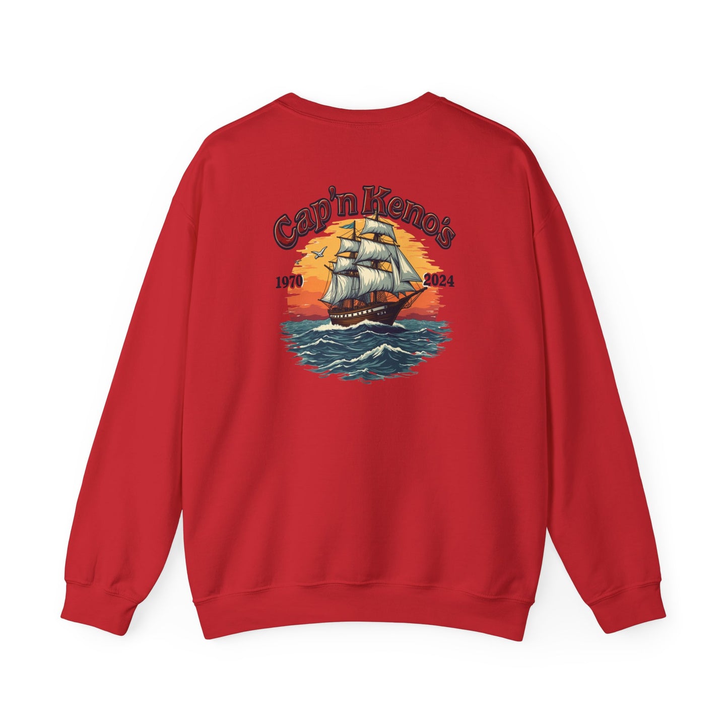 Cap'n Kenos Encinitas California Tribute Sailor Graphic Unisex Sweatshirt