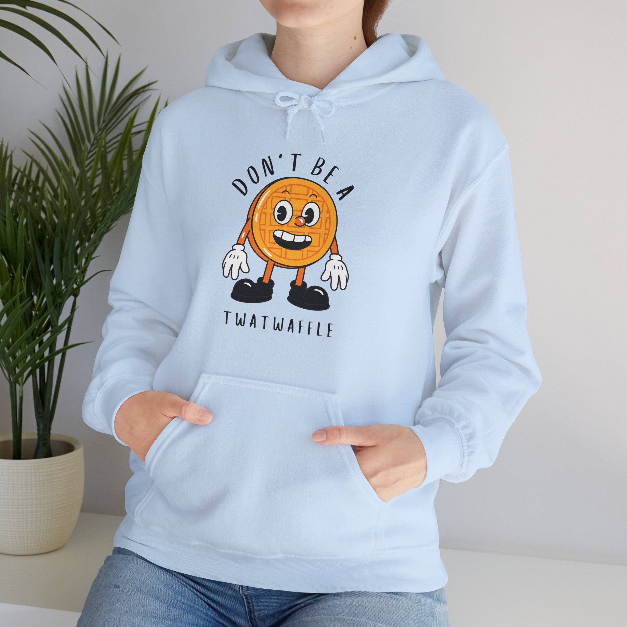 Funny Don't Be A Twatwaffle Waffle Unisex Graphic Novelty Hoodie