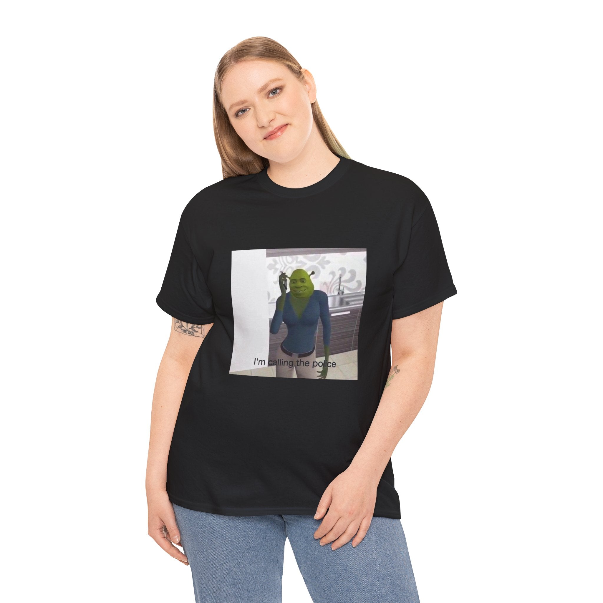 Funny Shrek Meme Unisex Graphic Novelty T-Shirt