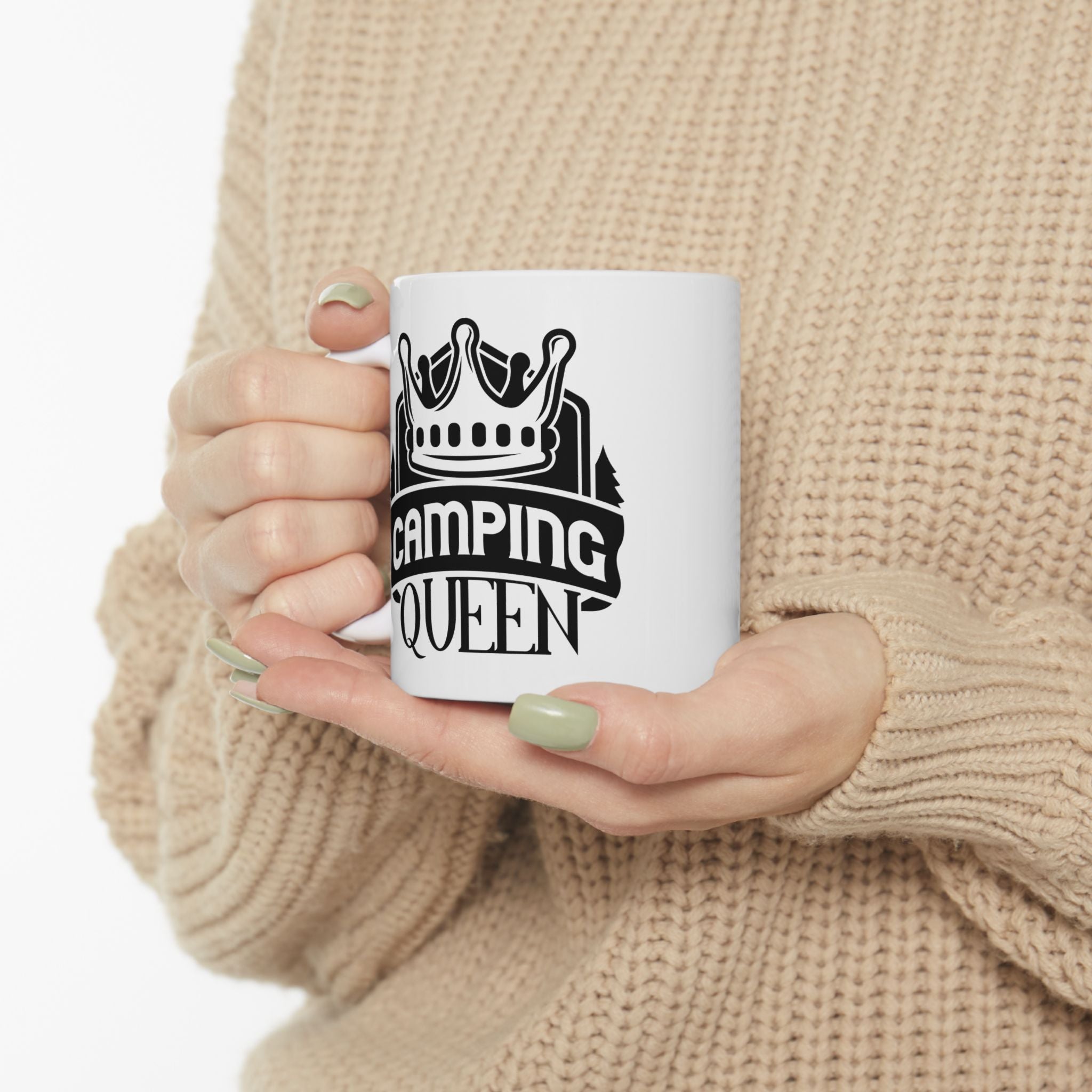 Copy of Copy of Copy of Copy of Camping Queen Women's Wife Girl Funny Cute Novelty Coffee Ceramic Gift Mug