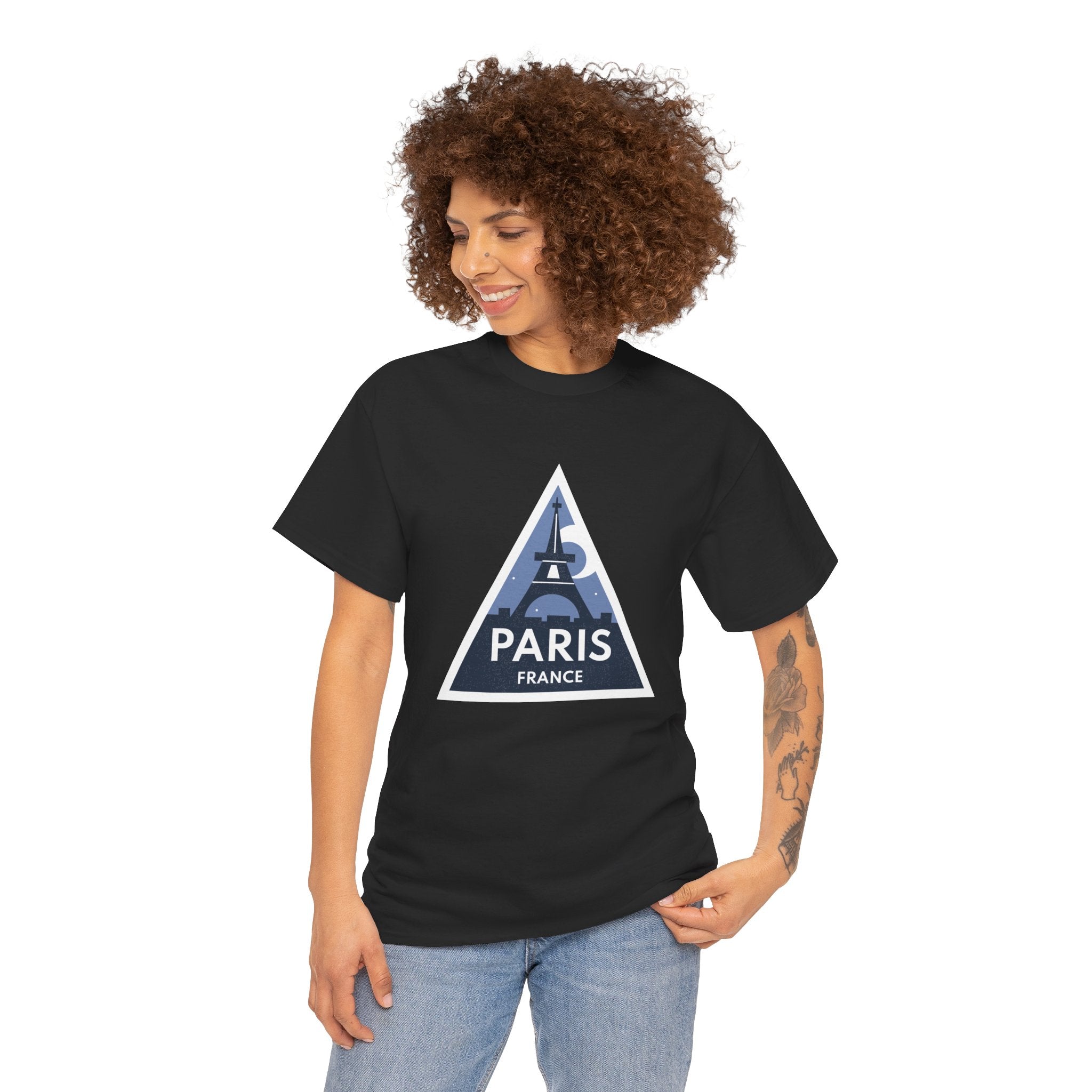 Paris France Eiffel Tower Souvenir Travel Gift Men's Women's T-Shirt