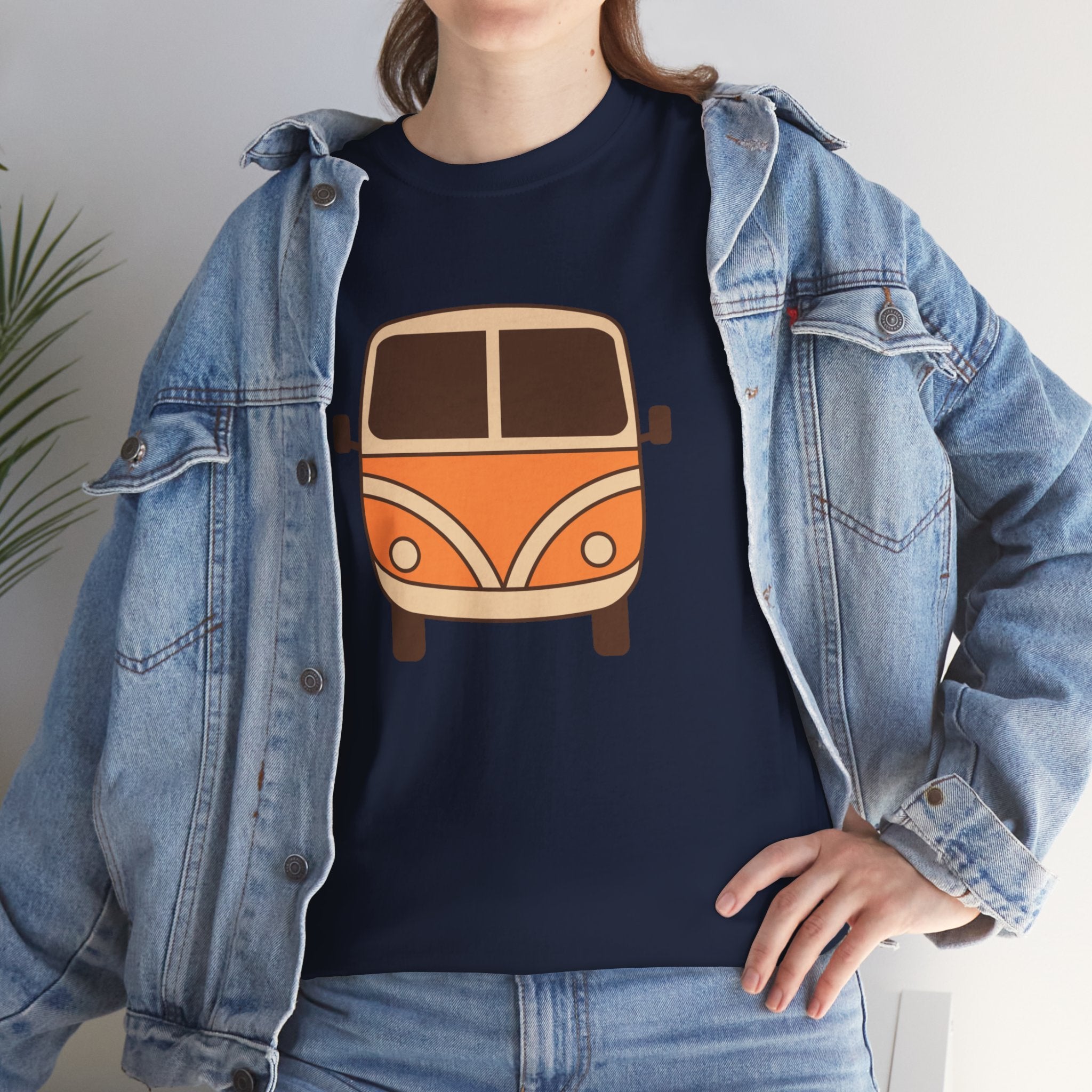 Cute Retro Vintage Bus Aesthetic Unisex Graphic Novelty Shirt Tee