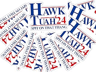 Hawk Tuah Meme Stickers – "Spit On That Thang" Funny Decals for Cars, Phones, and Laptops (10 Pack)