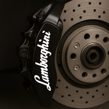 Cargar imagen en el visor de la galería, Calcomanía de vinilo con el logotipo de Lamborghini para pinzas de freno de alto rendimiento