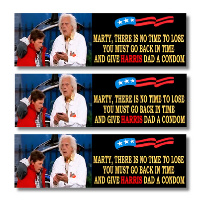 Funny Presidential Republican Anti Kamala Bumper Stickers Value Pack