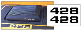 1970 Mustang Mach 1 428 Hood Decal Set