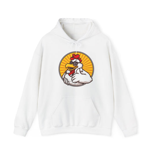 Funny Thumbs Up Chicken Unisex Graphic Novelty Hoodie