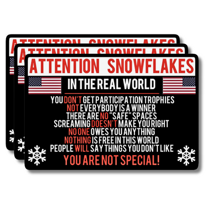 Funny Presidential Republican Anti Kamala Bumper Stickers Value Pack