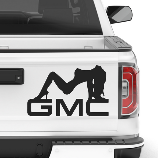 GMC General Motors Sexy Women Decal Sticker