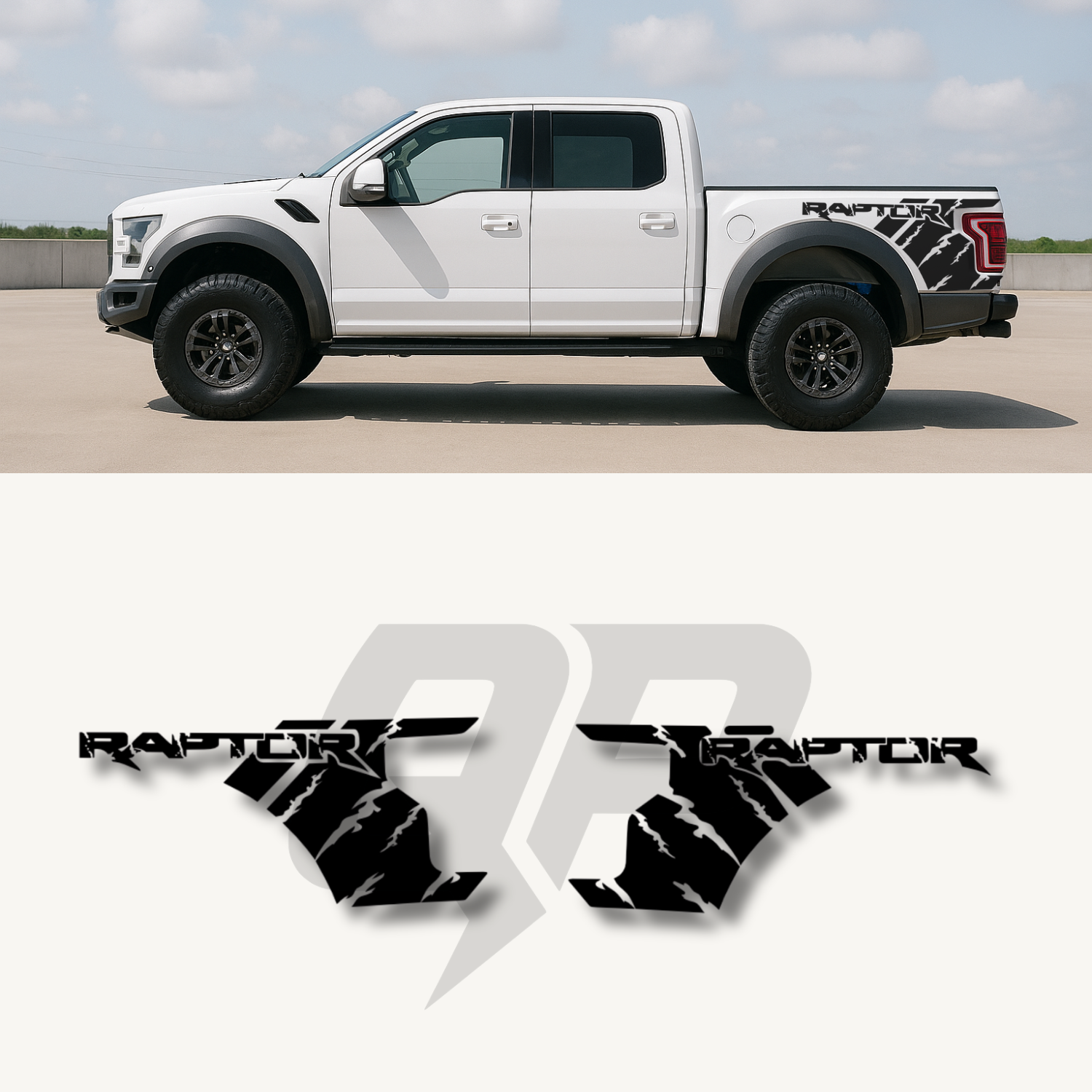 2017–2020 Ford Raptor Fender Graphic Decal Kit