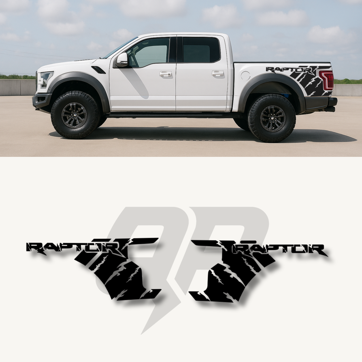 2017–2020 Ford Raptor Fender Graphic Decal Kit