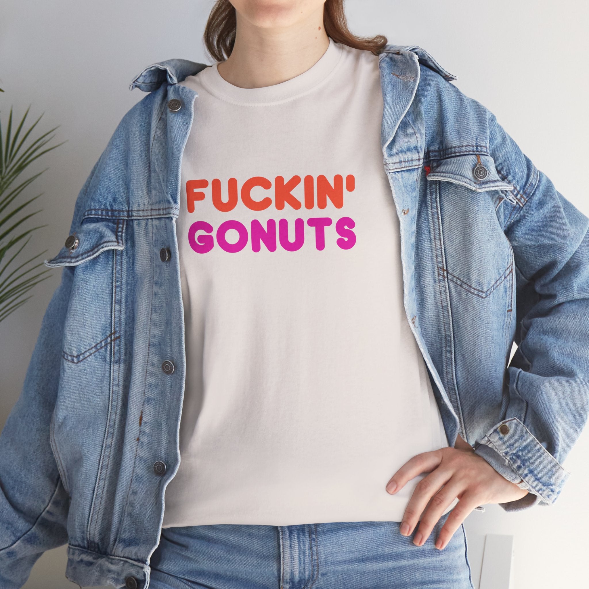 Funny Fuckin' Gonuts Dunkin Meme Novelty Graphic Tee