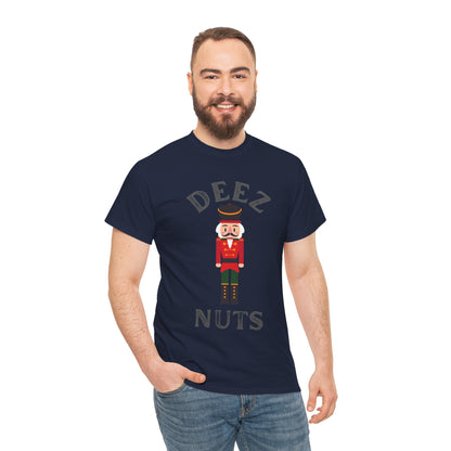 Funny Christmas Shirt Deez Nuts Nutcracker Men's Women's Humor T-Shirt