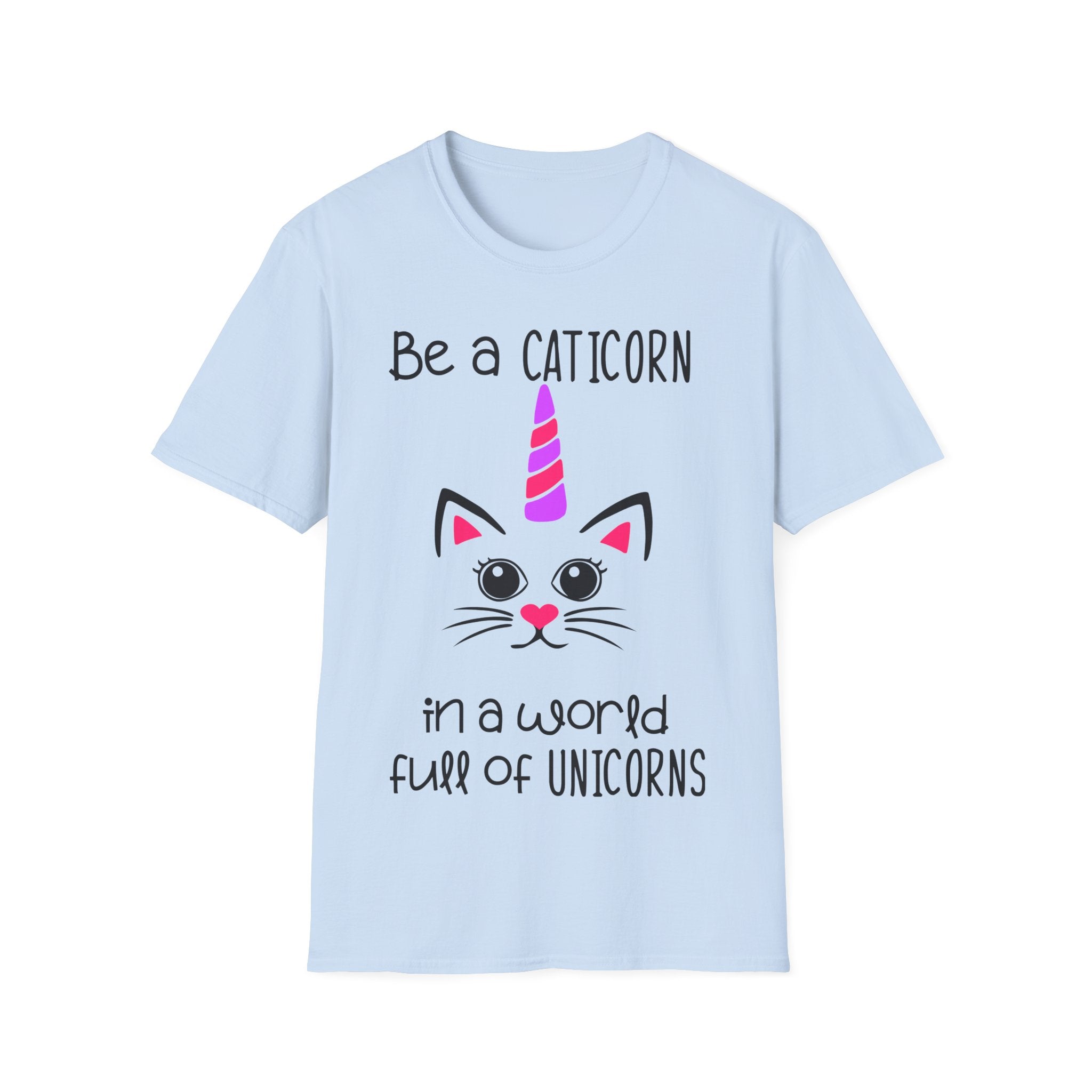 Women's Caticorn Unicorn Cute Cat Kitten Funny T-Shirt Humor Adult Gift Idea Tee