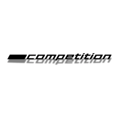 BMW M Competition Decal Sticker – 6" to 45" Premium Vinyl for Cars & Garage
