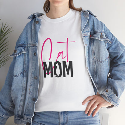 Women's Cat Mom Mama Mother Cute Graphic Novelty Tee
