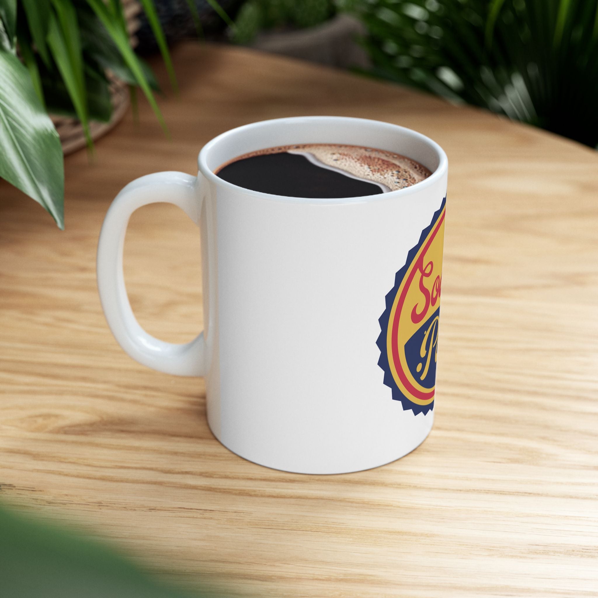 Retro Soda Pop Graphic Novelty Ceramic Coffee Mug