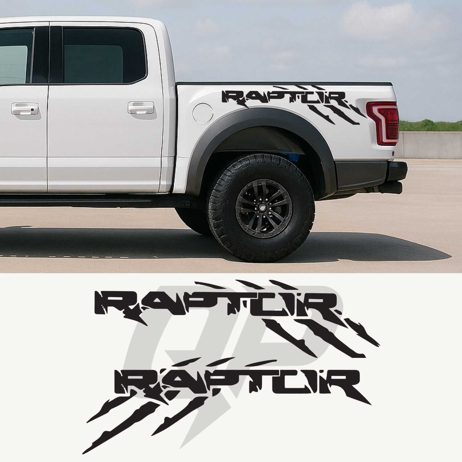 2017–2020 Ford Raptor Fender Graphic Decal Set